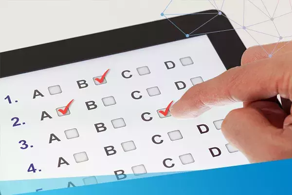 multiple choice image