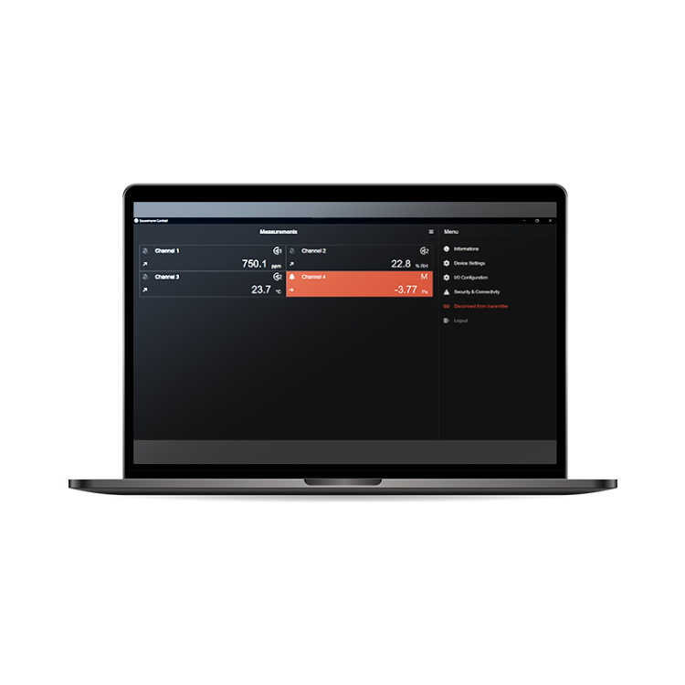 Sauermann control laptop